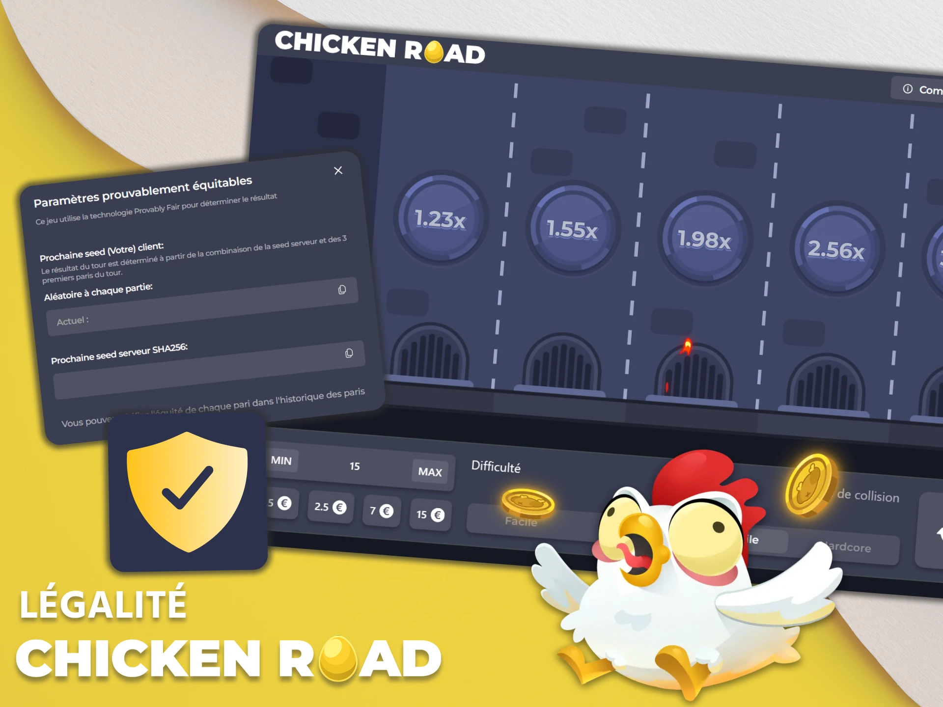 Chicken Road est un jeu sécurisé et légal proposé par des casinos vérifiés.
